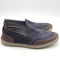 CLARKS Men's Gossler Race Slip-On Sneakers Blue Suede Size 8 MSRP $90